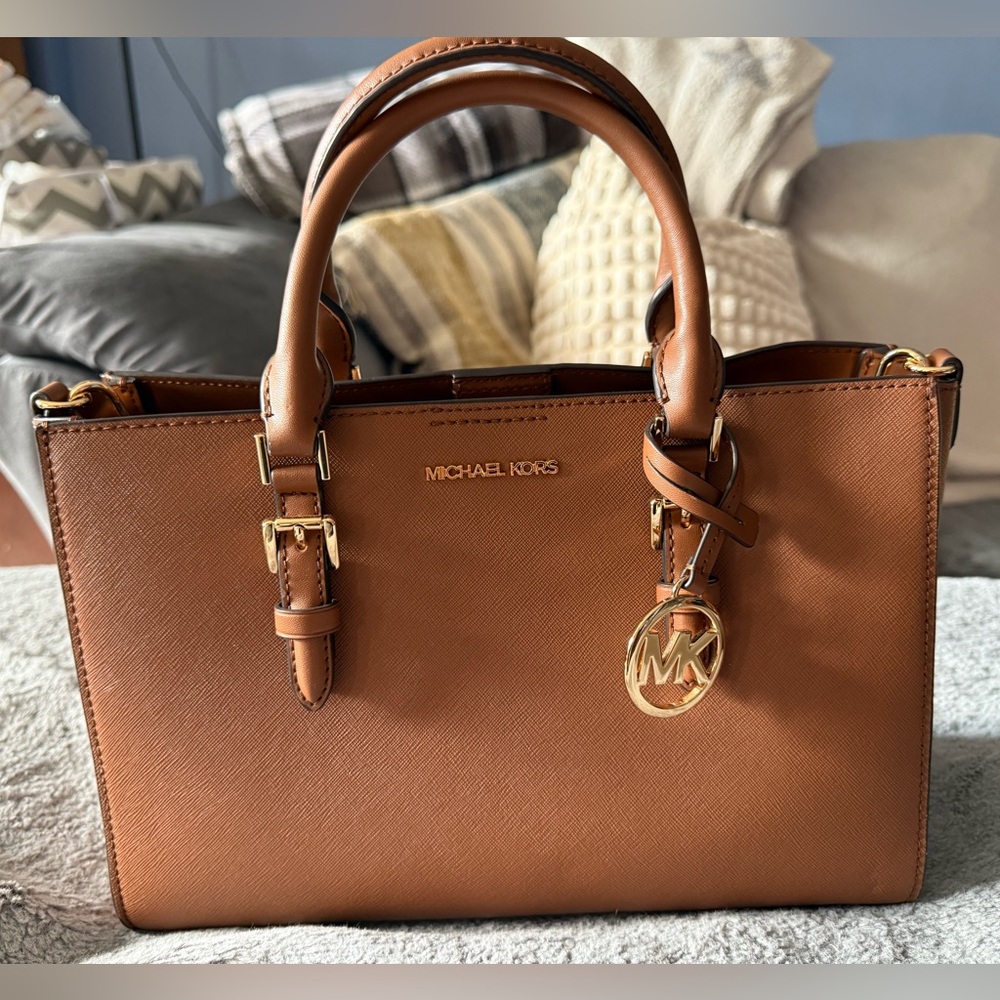 Michael Kors Tan Satchel Bag